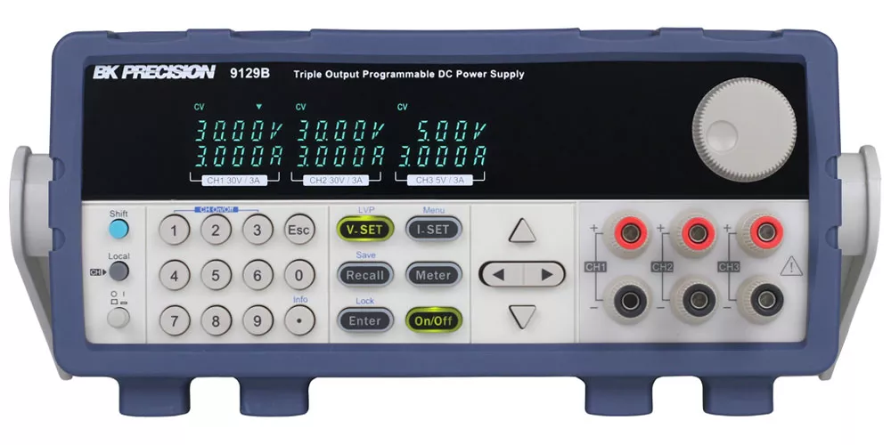 Triple Output Programmable DC Power Supply