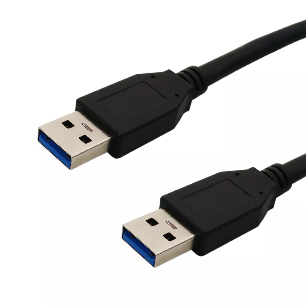 USB 3.0 A Male to A Male Super Speed Cable - 15 ft - Black