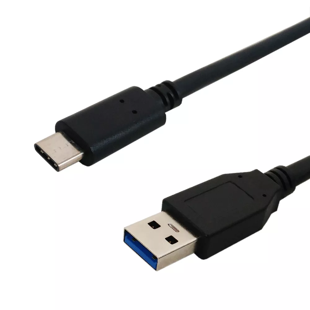 USB 3.1 Type-C Male to A Male Cable 5G 3A - 6 ft - Black