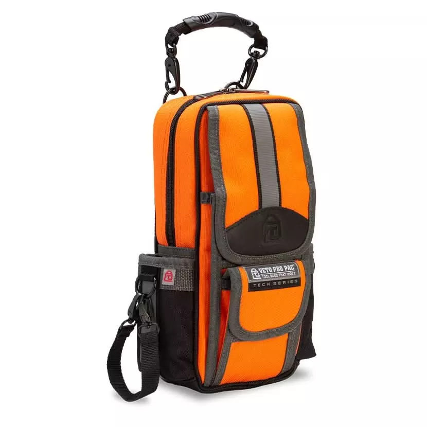 Veto Pro Pac MB2 Hi-Viz Orange Medium Sized Zippered Meter Bag