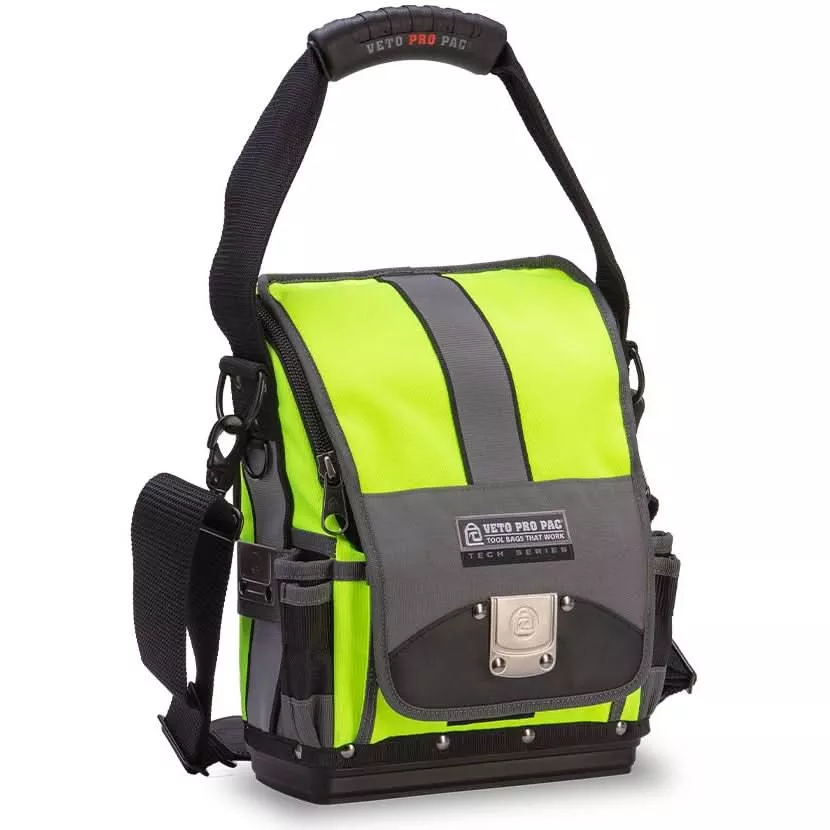 Veto Pro Pac TP-XL Hi-Viz Yellow Large Zippered Technician Tool Pouch