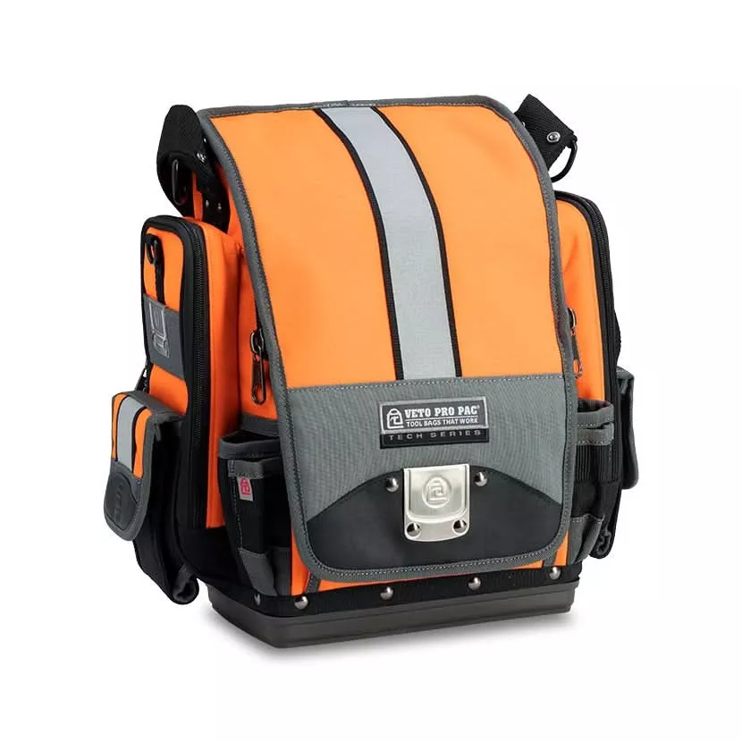 Veto Pro Pac TP-XXL Hi-Viz Orange Extra Large Zippered Technician Tool Pouch