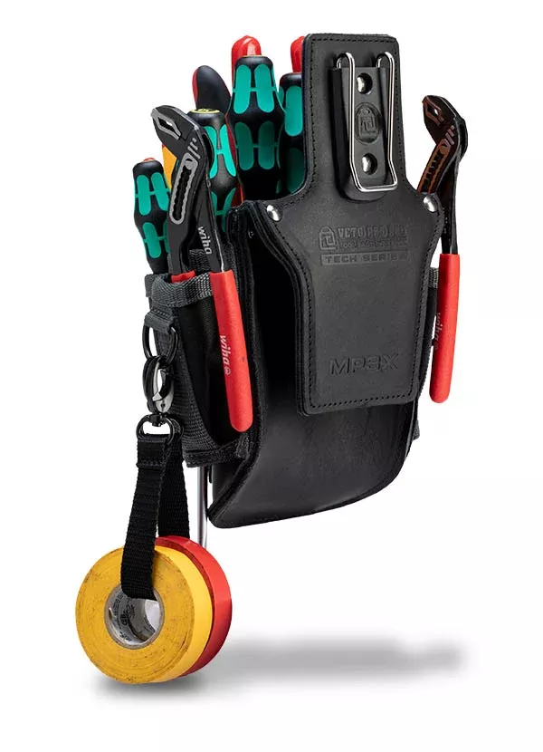 Veto Pro Pac VPP10843 MP3X Large Compact Leather-backed Tool Pouch