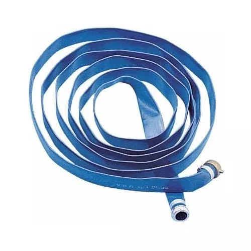 Water 2" x 50' PVC Discharge Hose with NPT Fitting H2-50-DIS