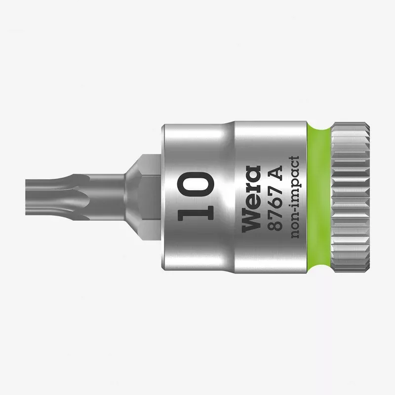 Wera 003390 8767 A TORX Zyklop Bit Socket with 1/4" Drive, T10