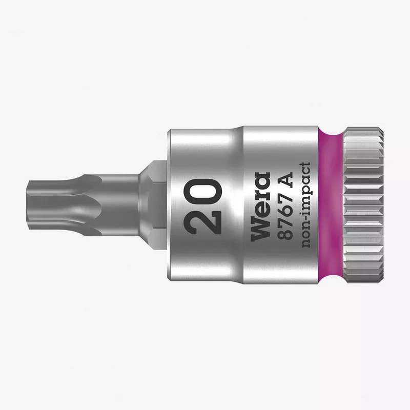 Wera 003391 8767 A TORX Zyklop Bit Socket with 1/4" Drive, T20