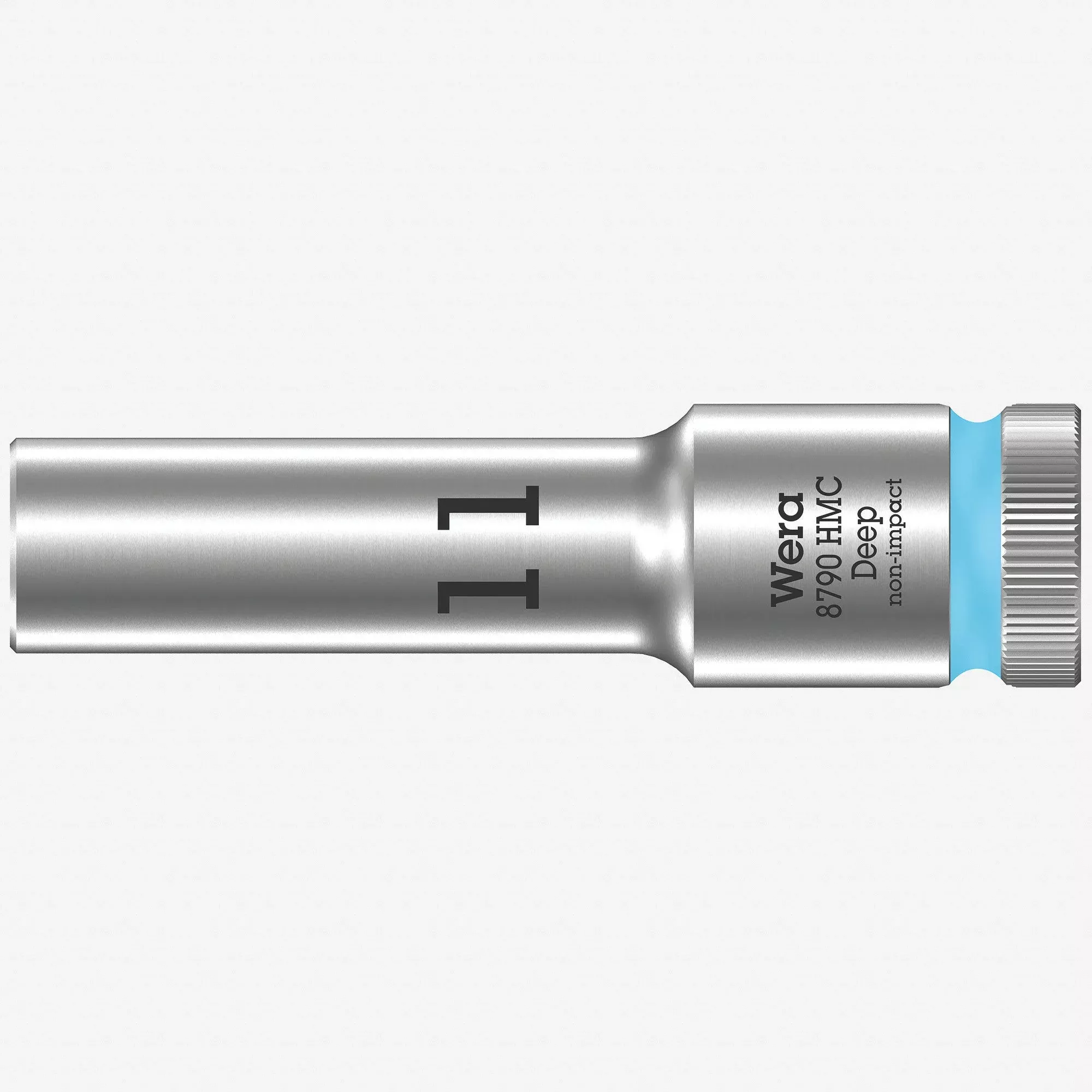 Wera 004551 Deep Socket, 11 x 1/2"