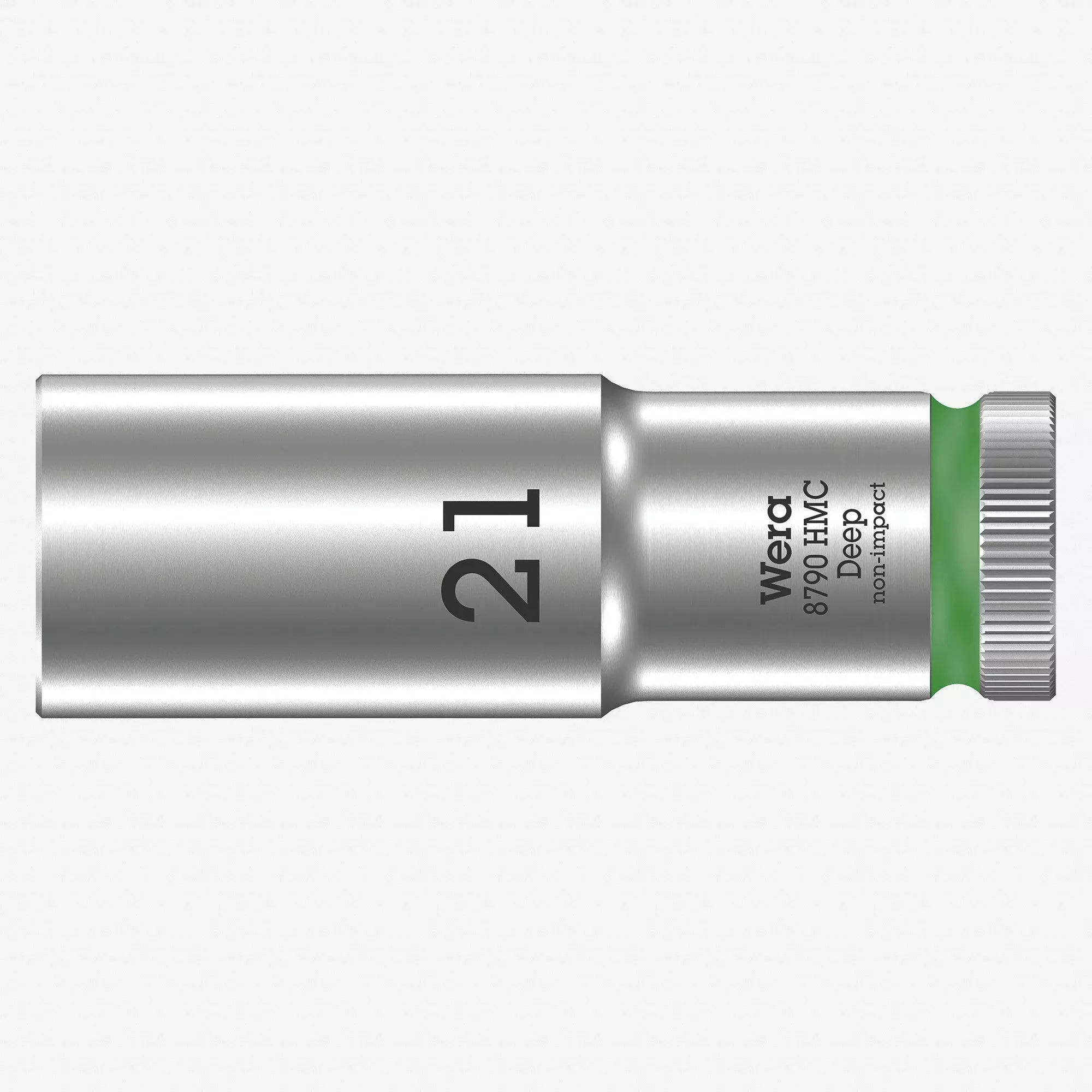 Wera 004561 Deep Socket, 21 x 1/2"