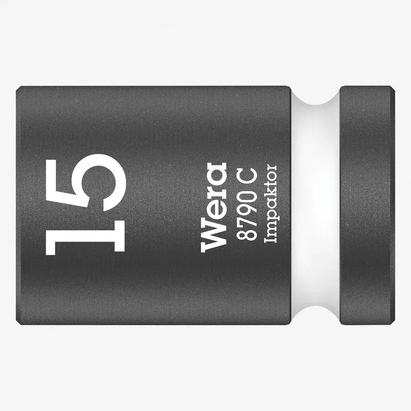 Wera 004572 Impact Socket, 15 x 1/2"