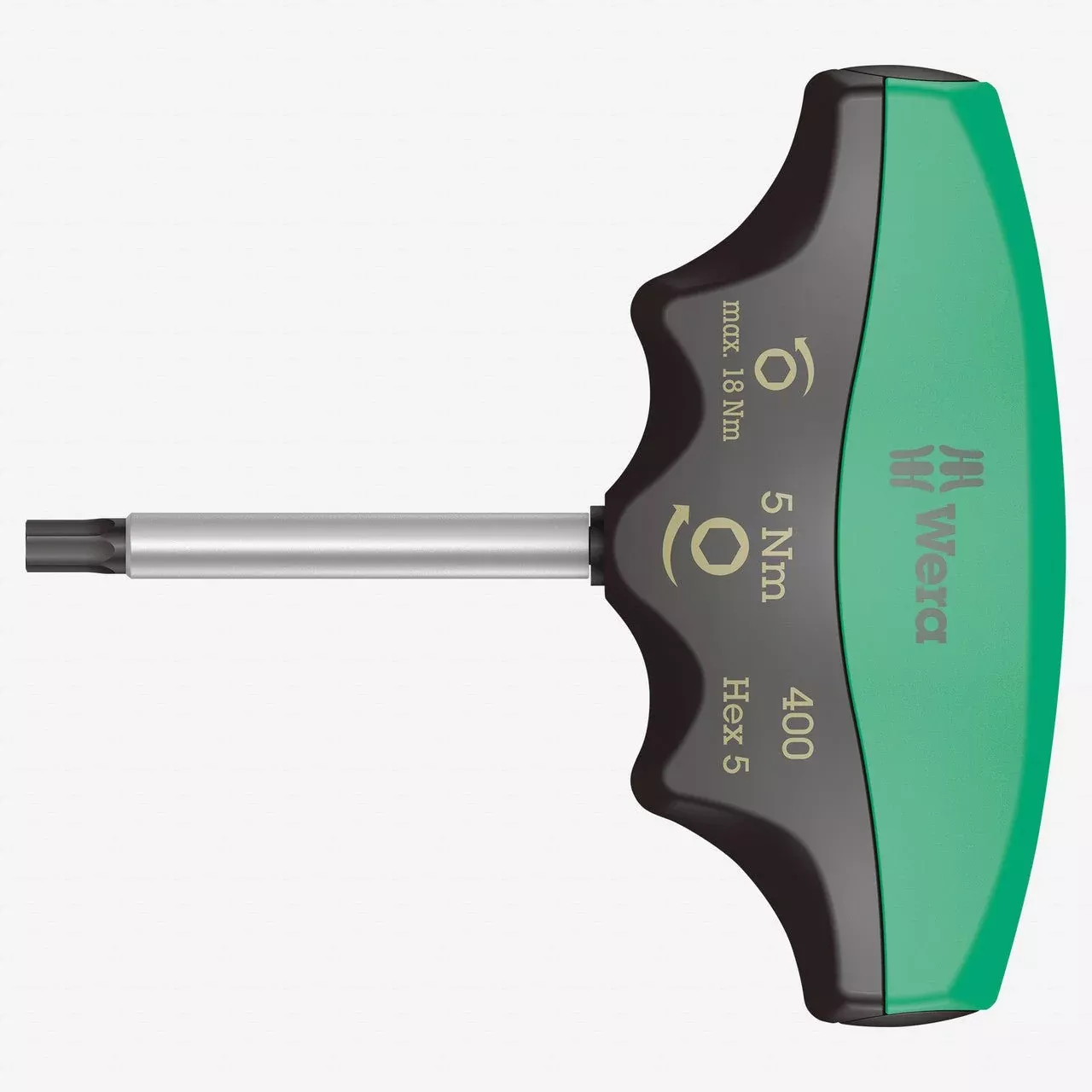 Wera 005081 5.0 Nm Fixed Torque Hex-Plus T-handle, 5.0 mm