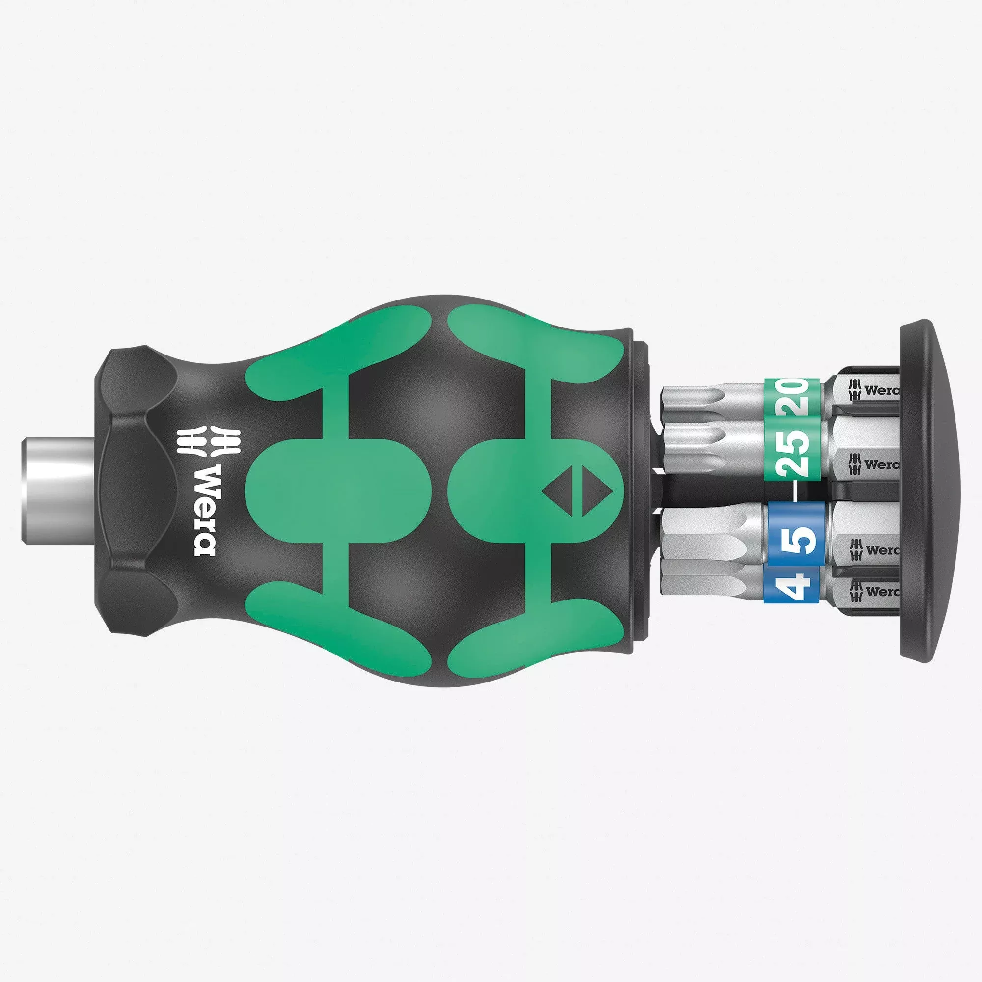 Wera 008875 Kraftform Kompakt Stubby 3 with TORX/Hex Bit Storage