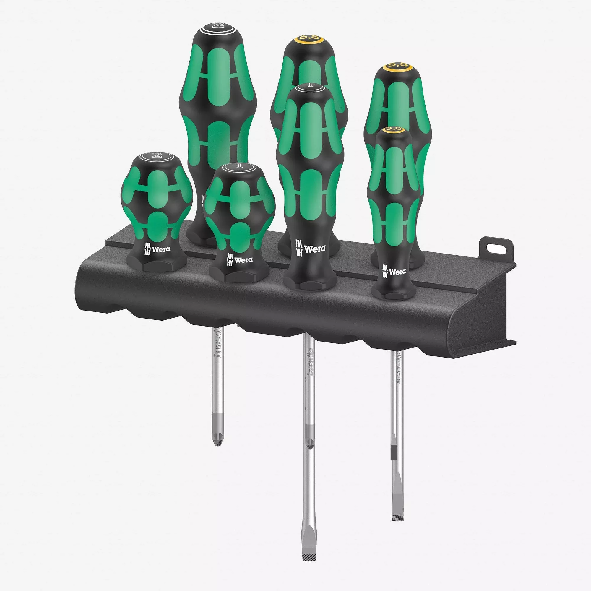 Wera 008901 Mix 2 300/7 Screwdriver Set, 7 Pieces