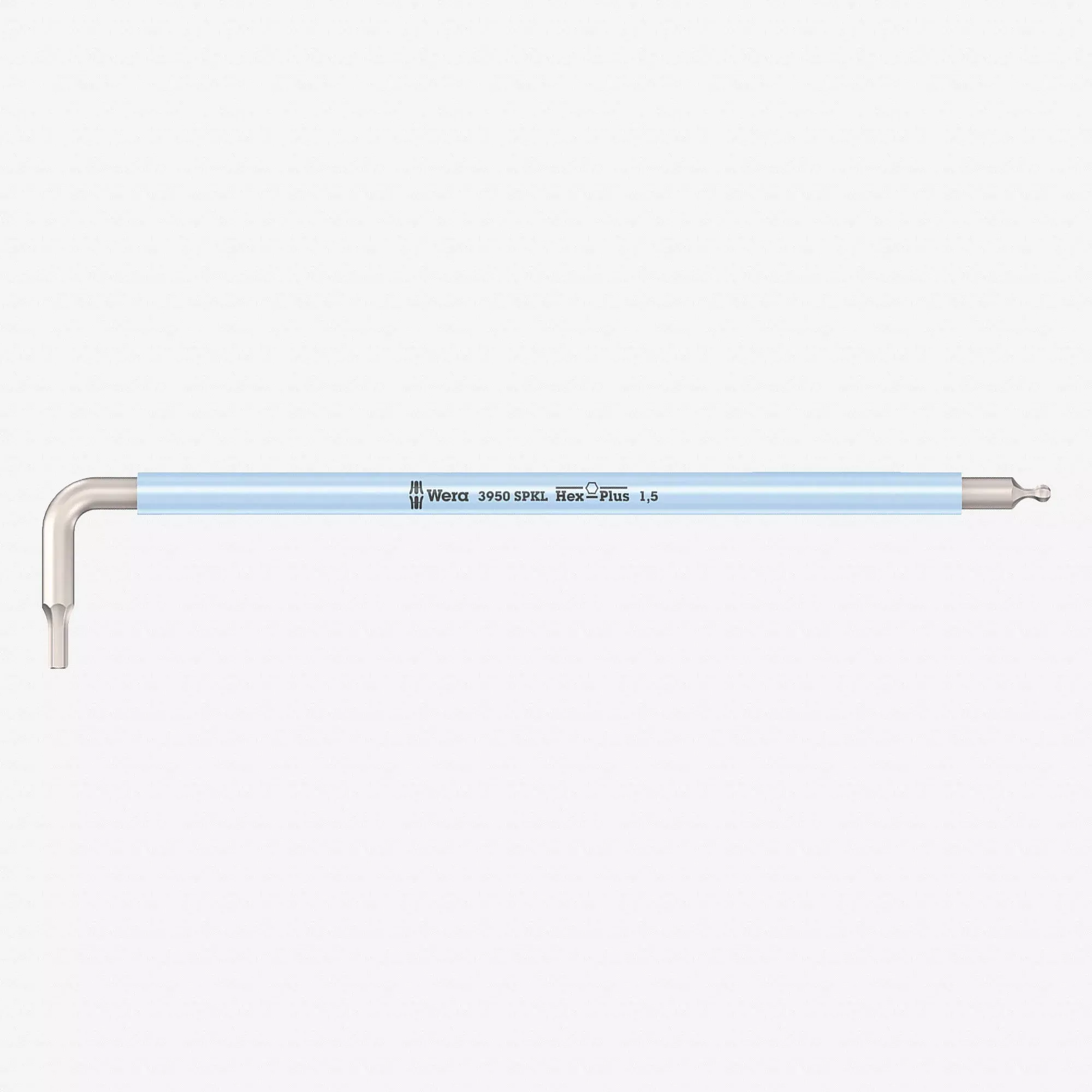 Wera 022660 Multicolor Metric Hex Stainless L-key, 1.5 mm (Ice Blue)