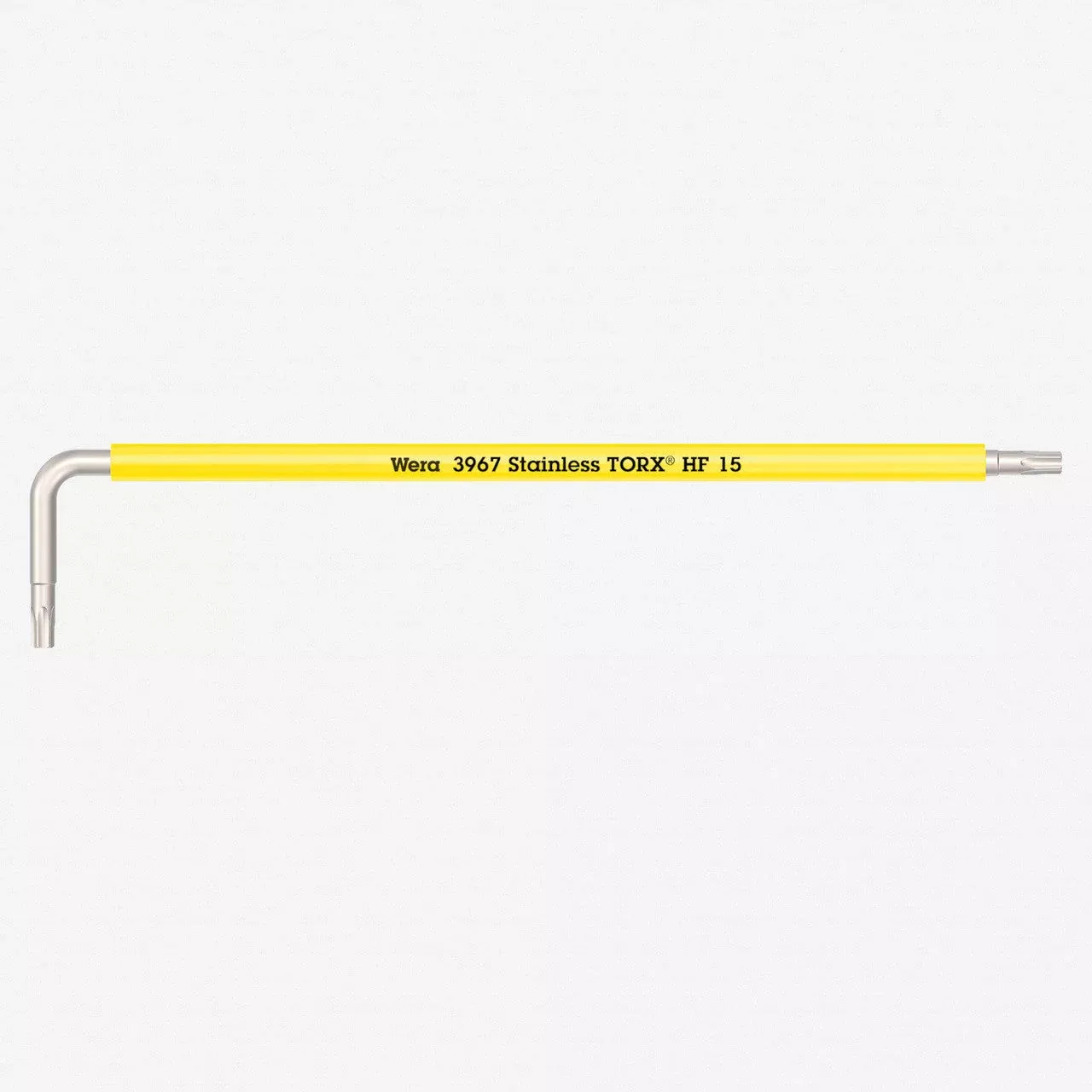 Wera 022683 Multicolor TORX HF Stainless L-key, T15 x 123mm (Bright Yellow)