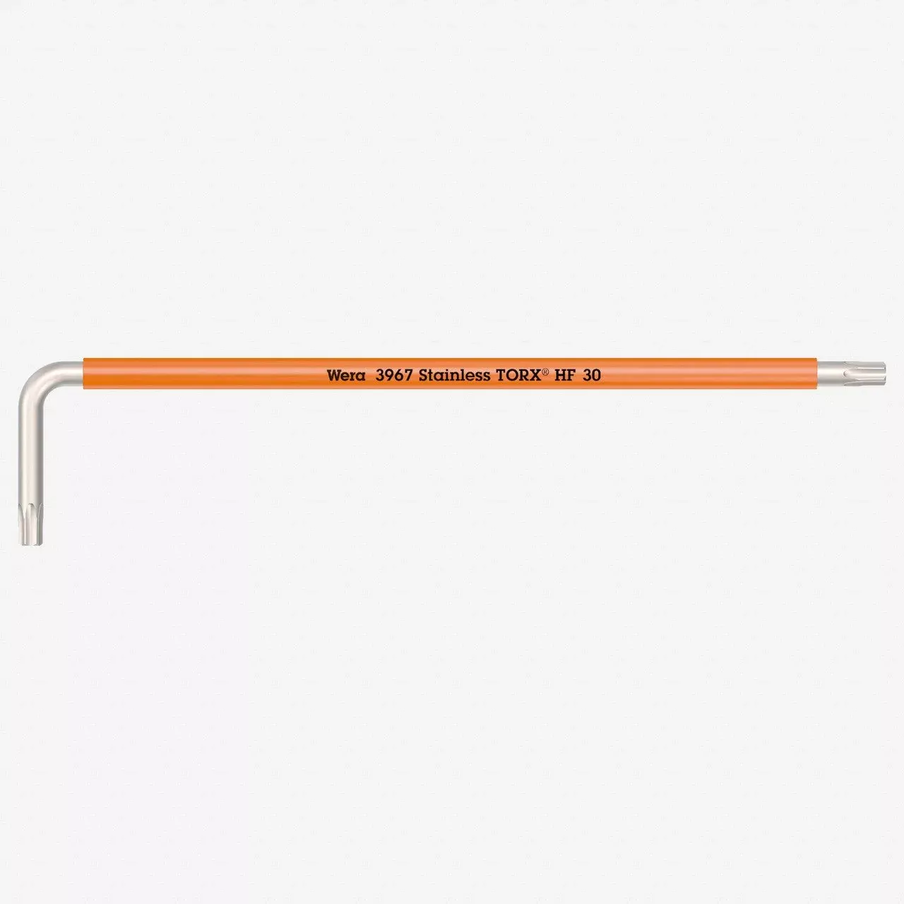 Wera 022687 Multicolor TORX HF Stainless L-key, T30 x 195mm (Bright Orange)