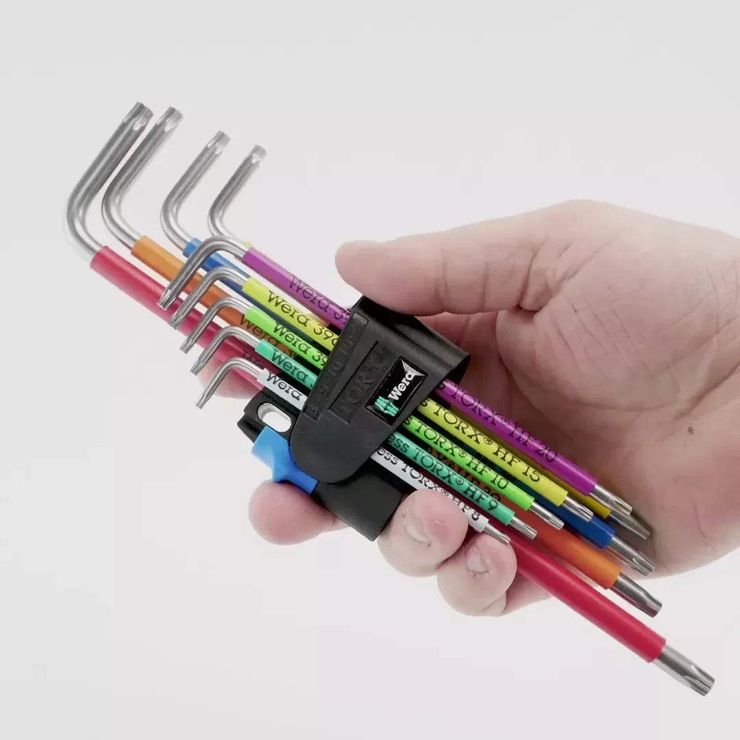 Wera 022689 Multicolor TORX HF Stainless L-key Set