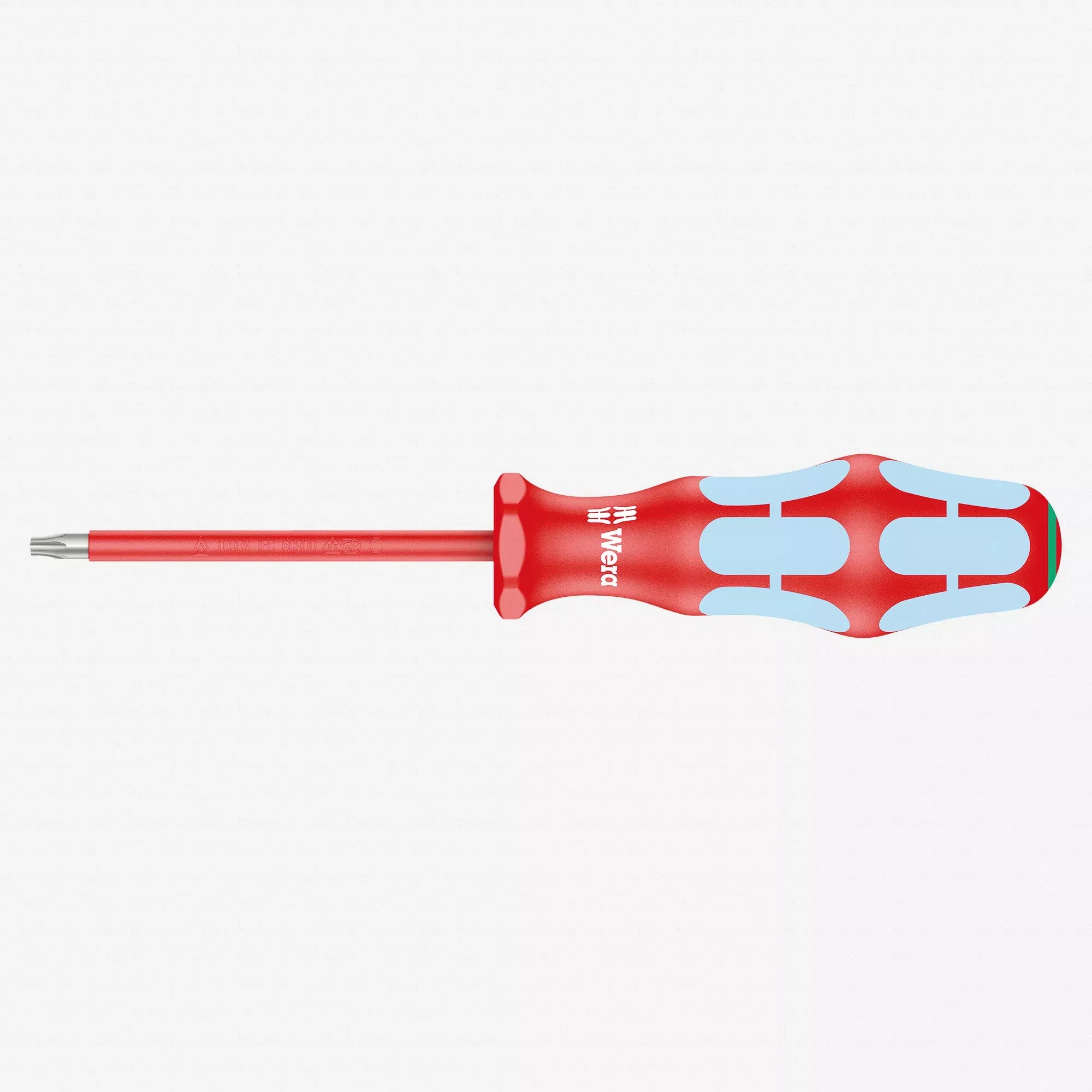 Wera 022764 Kraftform Plus VDE Stainless Steel TORX Screwdriver, T20 x 80 mm
