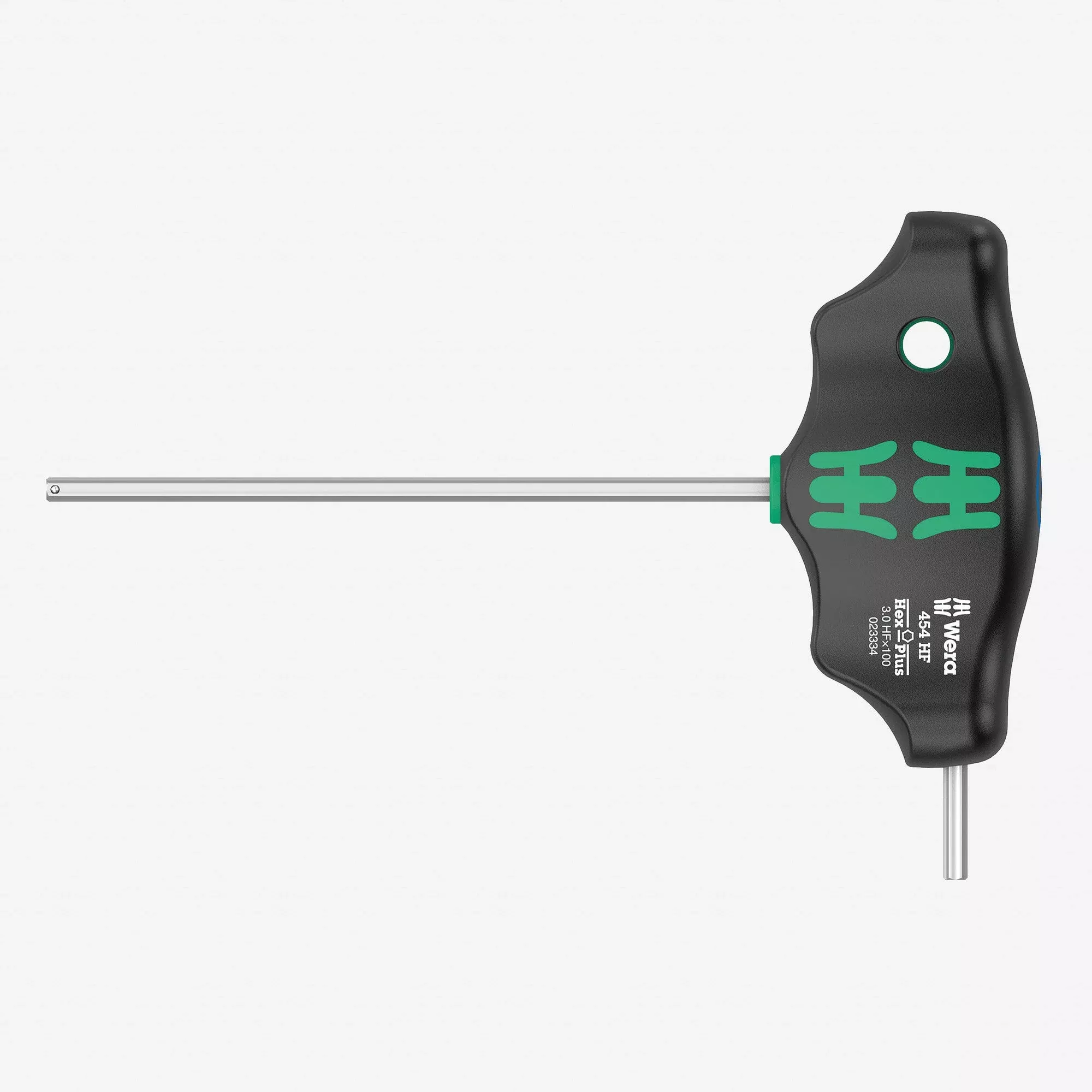 Wera 023334 Metric Hex-Plus T-handle with Holding Function, 3.0 x 100mm
