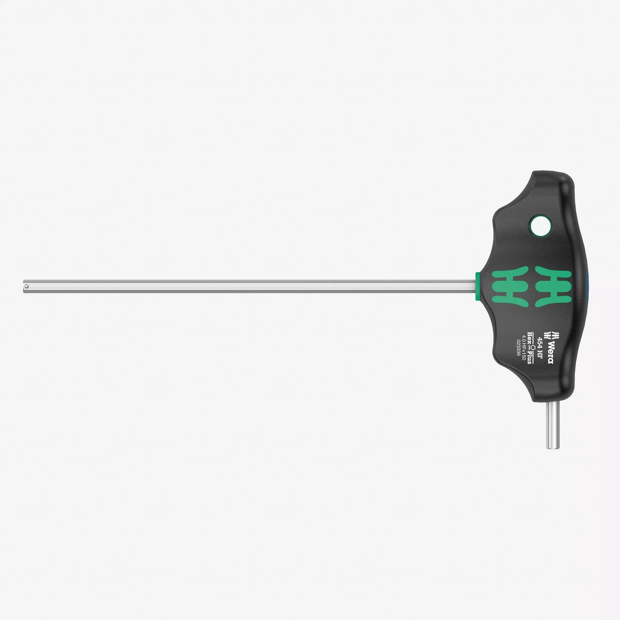 Wera 023339 Metric Hex-Plus T-handle with Holding Function, 4.0 x 150mm