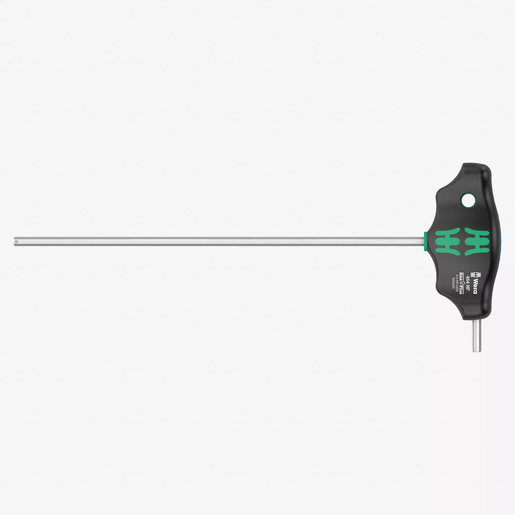 Wera 023340 Metric Hex-Plus T-handle with Holding Function, 4.0 x 200mm