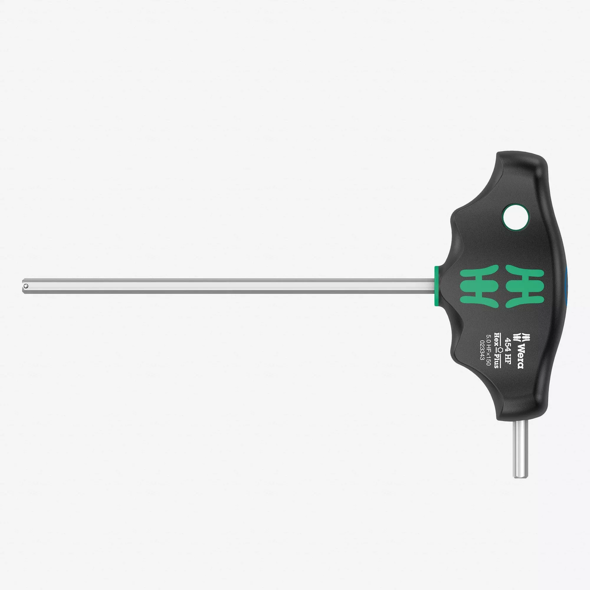 Wera 023343 Metric Hex-Plus T-handle with Holding Function, 5.0 x 150mm