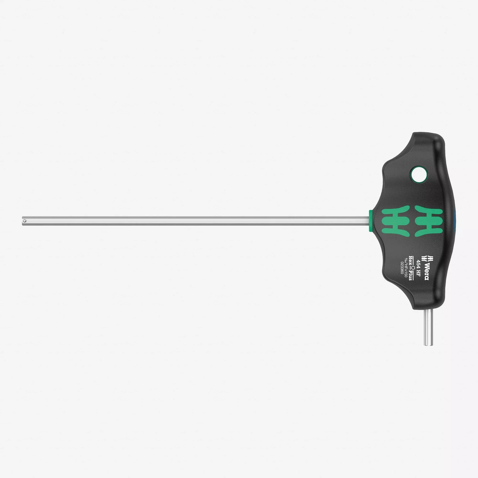 Wera 023360 Inch Hex-Plus T-handle with Holding Function, 9/64" x 150mm