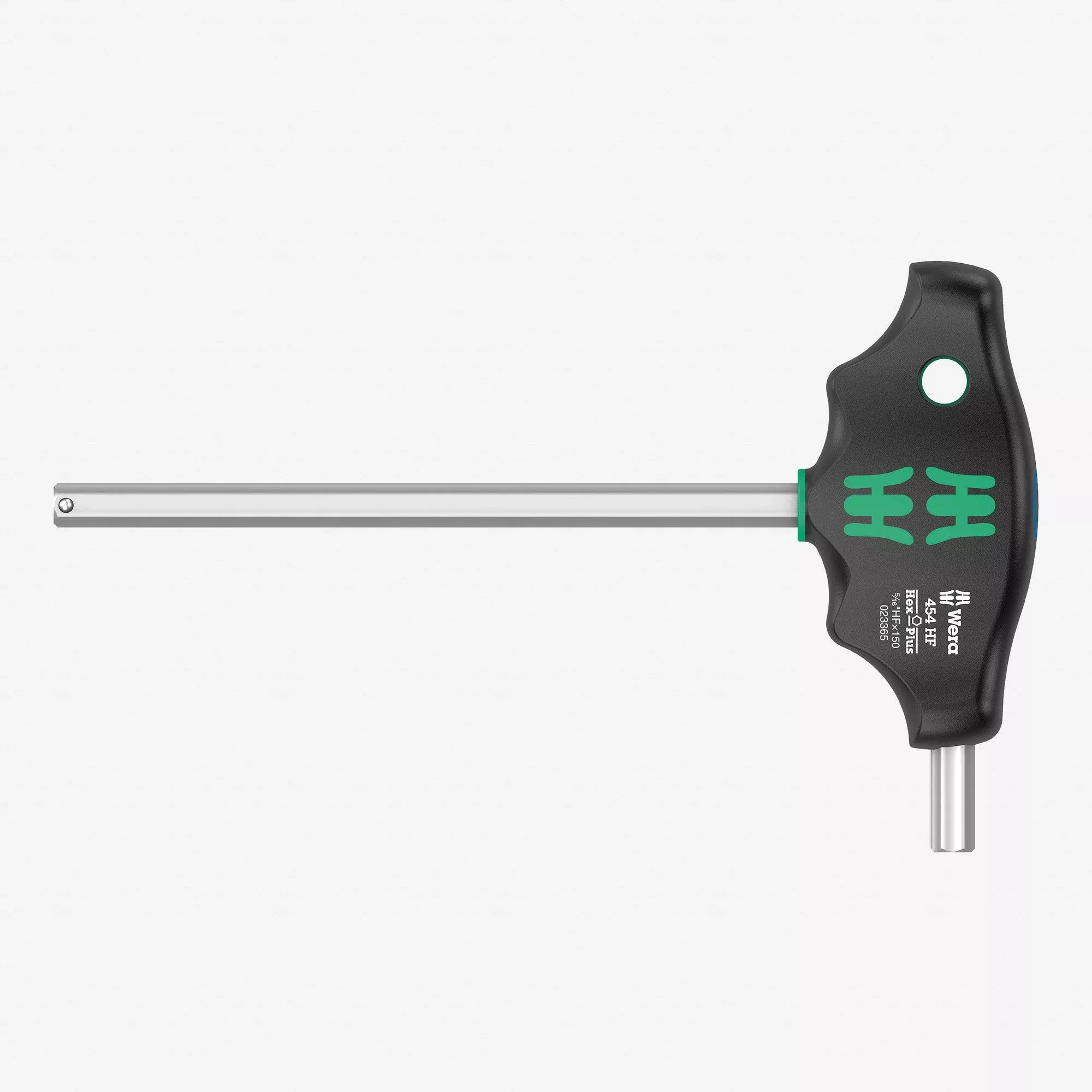 Wera 023365 Inch Hex-Plus T-handle with Holding Function, 5/16" x 150mm