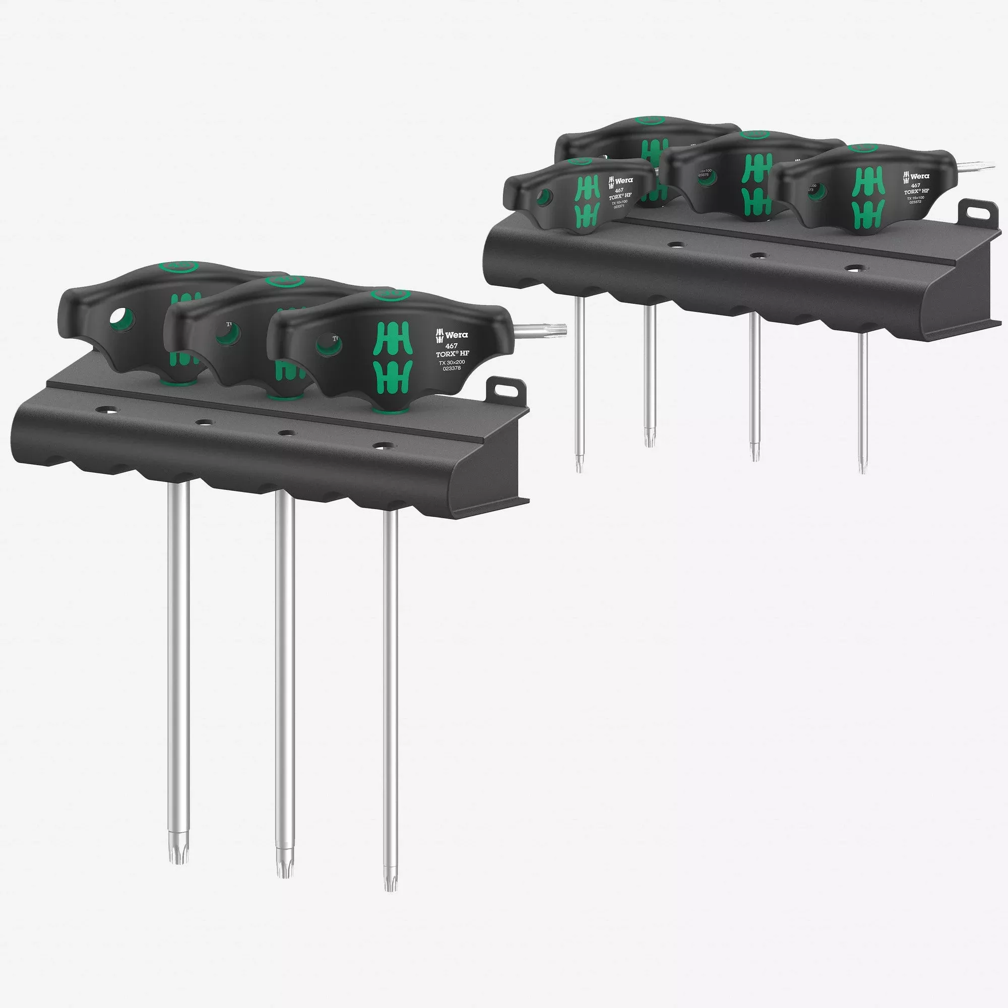 Wera 023452 TORX T-handle Set with Holding Function, 7 Pieces