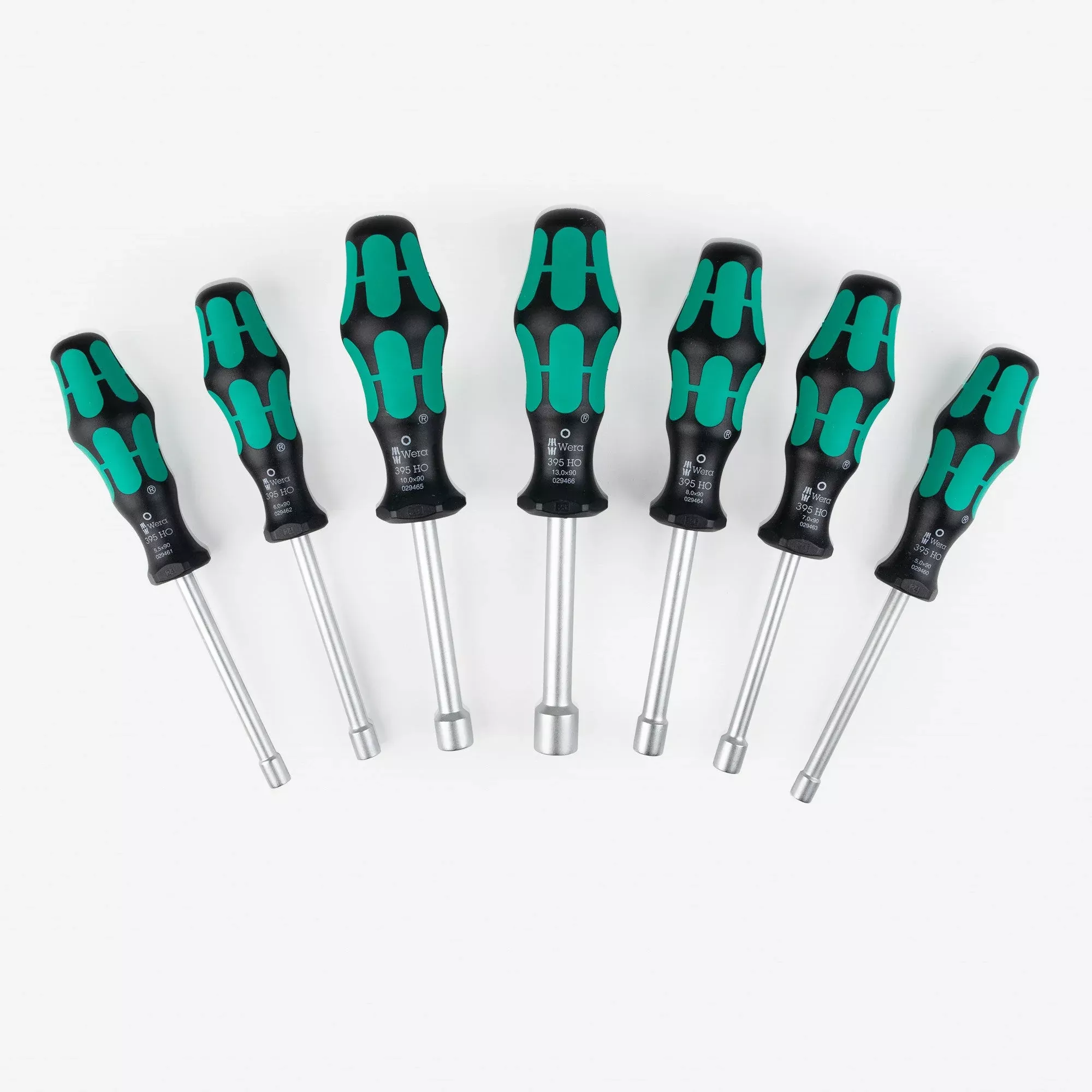 Wera 029510 Kraftform Plus Hollow Shaft Nut Driver Set, Metric