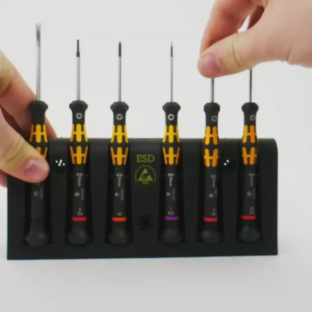 Wera 030182 Kraftform Micro 6 ESD Smartphone Repair Kit 1