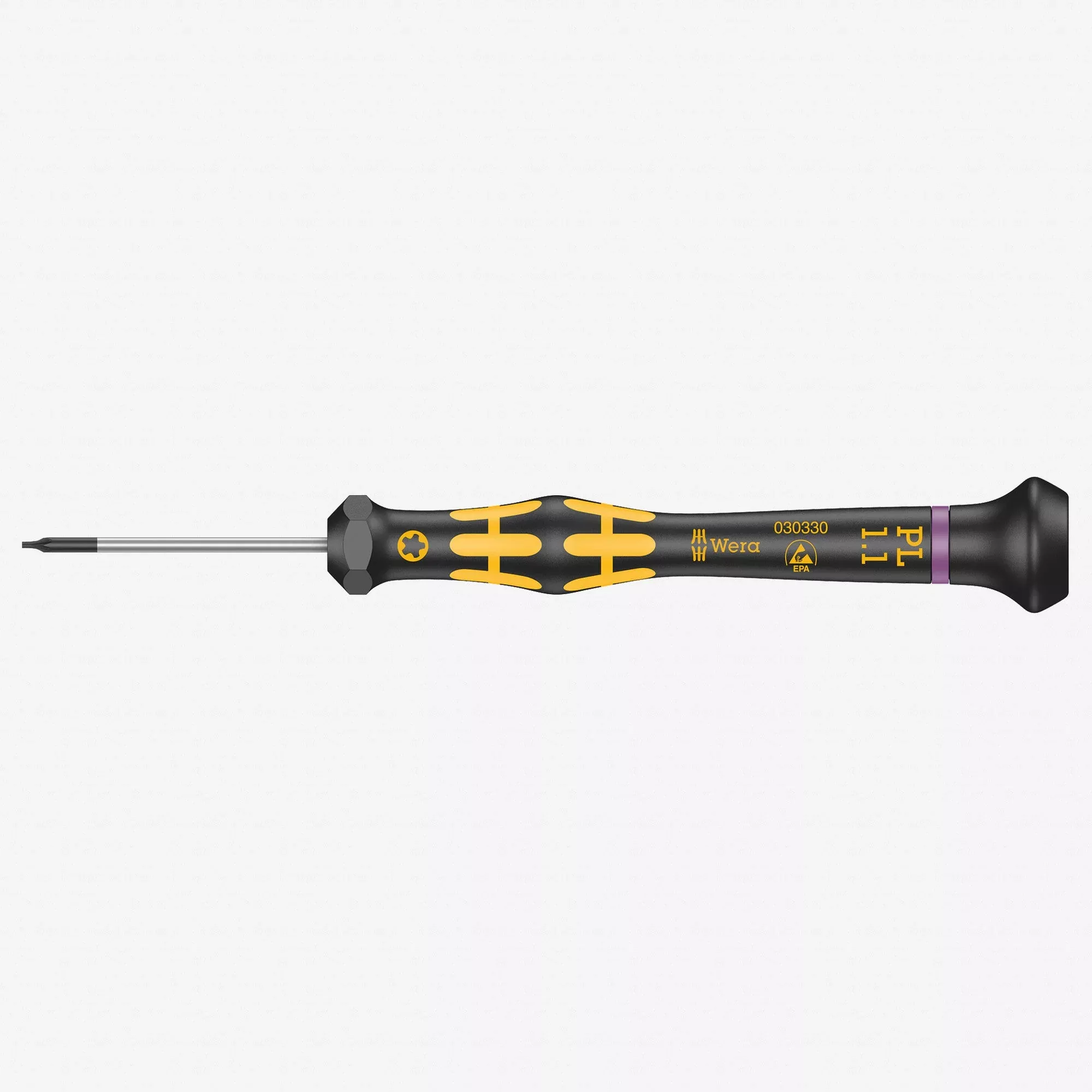 Wera 030330 Kraftform Micro ESD Pentalobe Precision Screwdriver, PL3 (1.1mm)