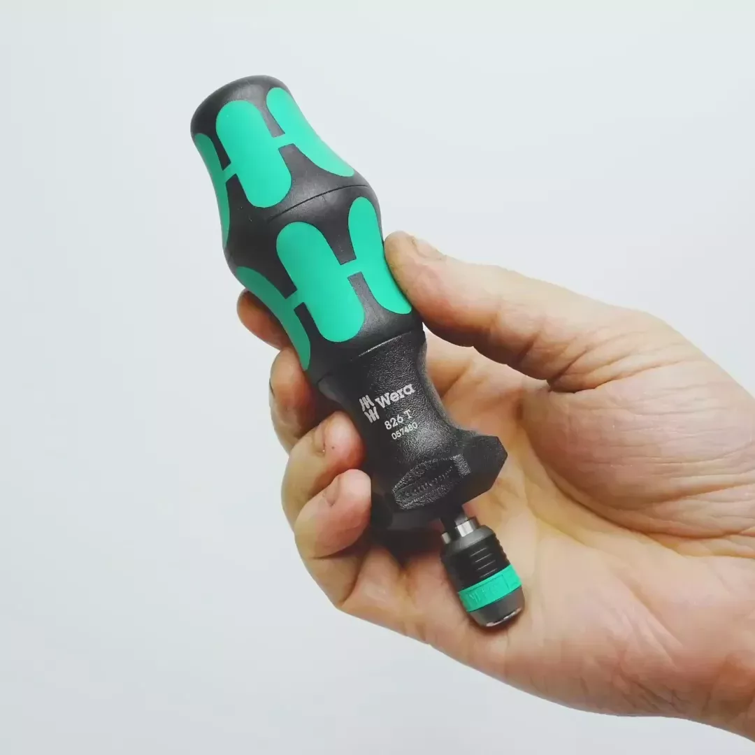 Wera 057480 Kraftform Turbo Bit Handle with Rapidaptor