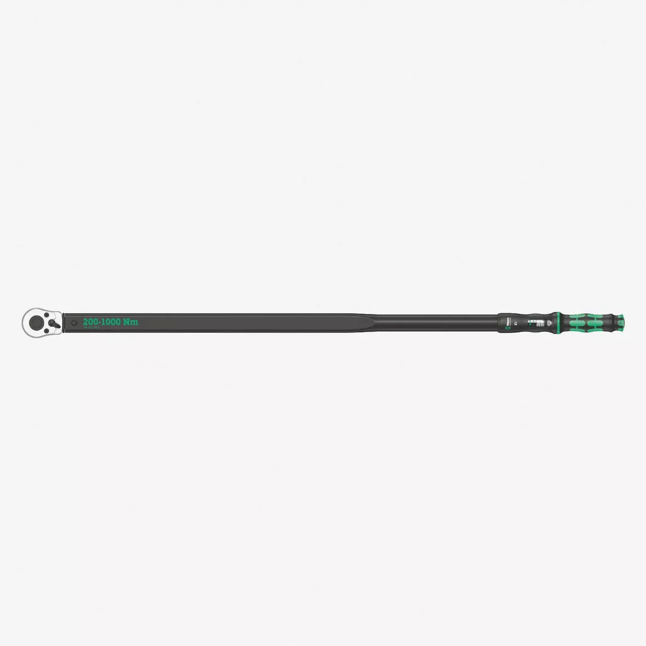 Wera 075630 Click-Torque E 1 Torque Wrench 3/4" Drive with Reversible Ratchet, 200-1000 Nm
