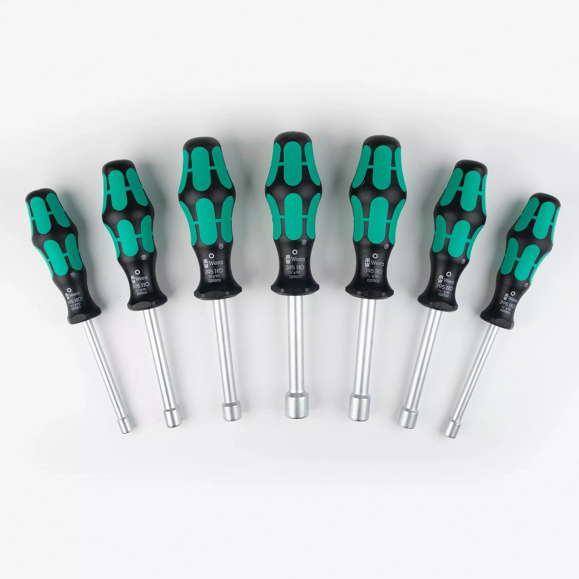 Wera 345230 Kraftform Plus Hollow Shaft Nut Driver Set, SAE