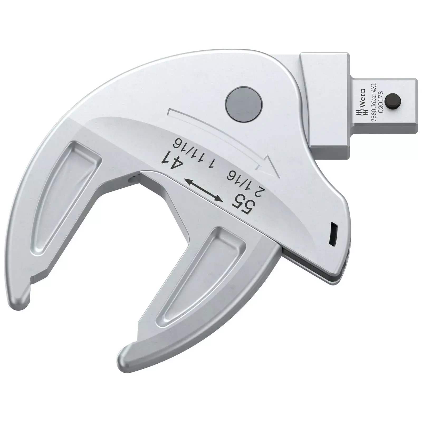 Wera Joker Spanner Wrench 4XL 41-55mm 7880 Self Setting Insert for Click Torque X 14x18mm Mounting