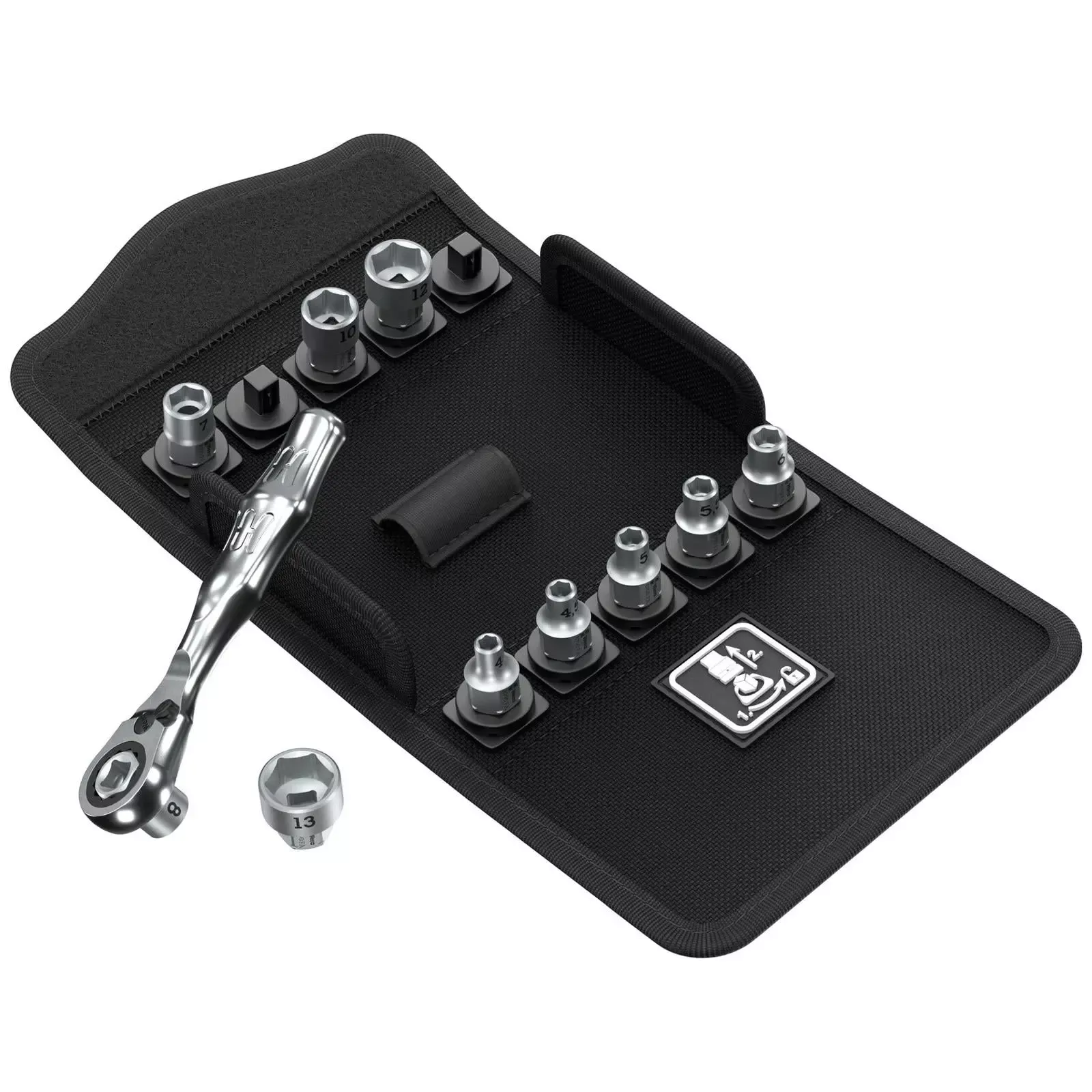 Wera Kraftform Kompakt Zyklop Mini 2 Set 1 Hollow Core Pass Through 11 Pieces