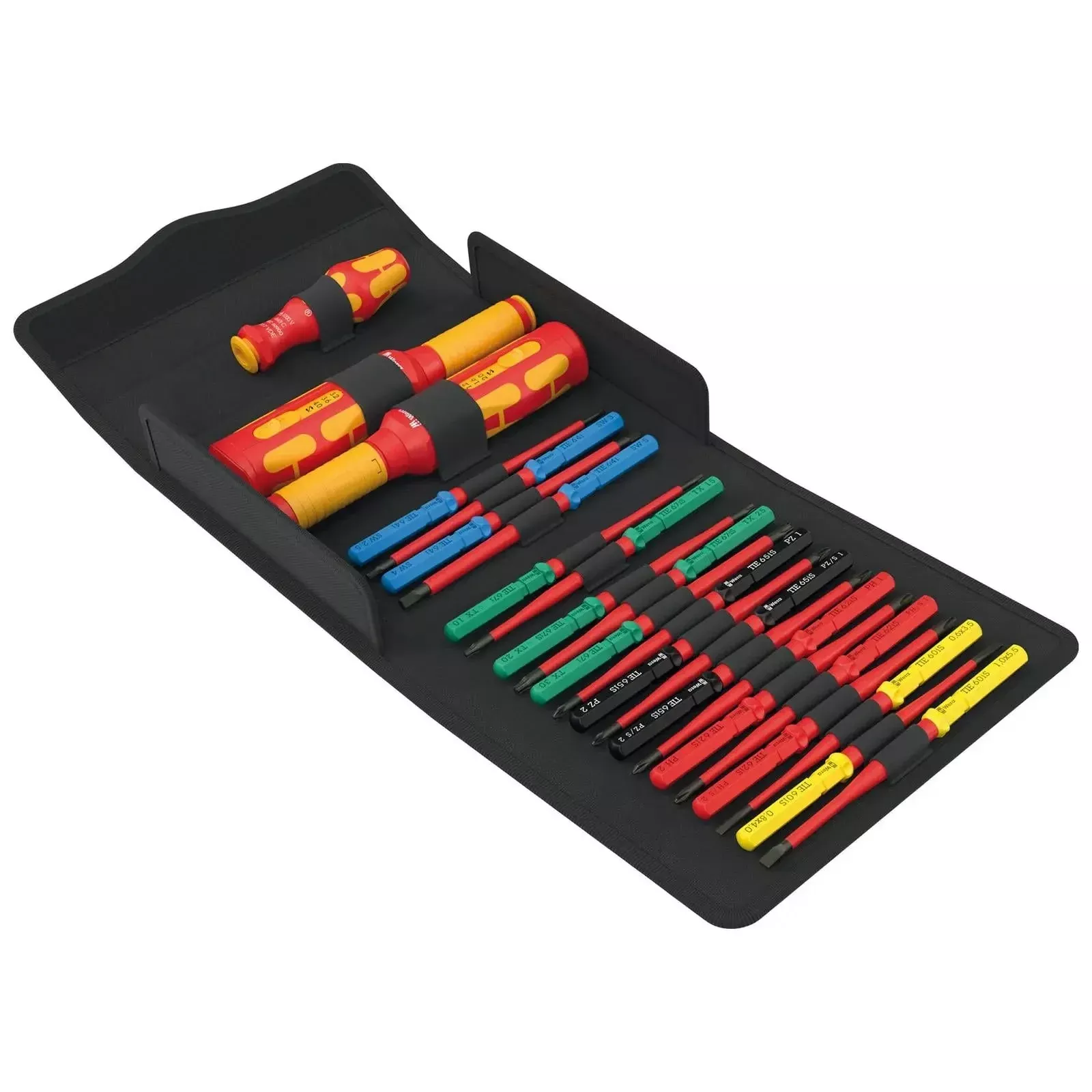 Wera VDE Safe Torque Speed Control Cabinet Set 1 Kraftform Kompakt Screwdriver Set 23 Pieces