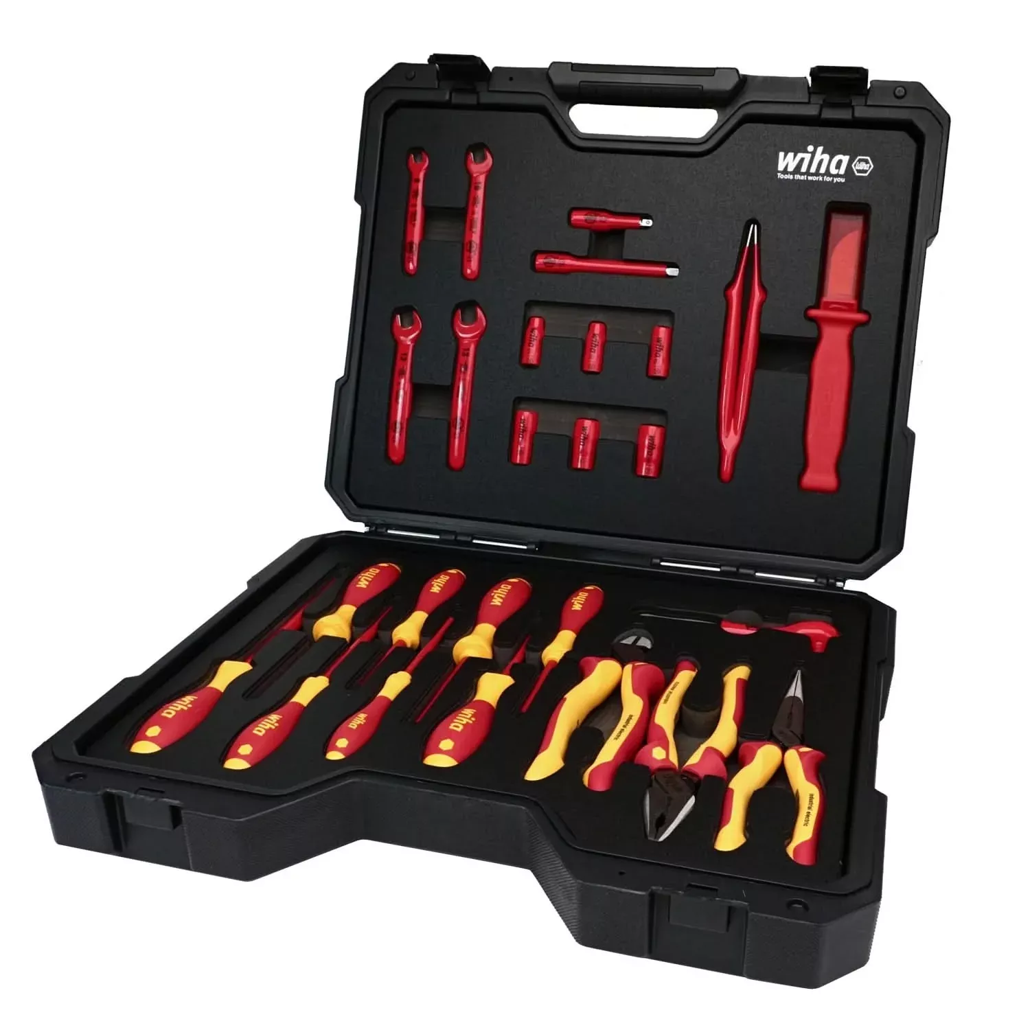 Wiha 91890 26-Piece Insulated Hybrid & EV Essentials Tool Kit