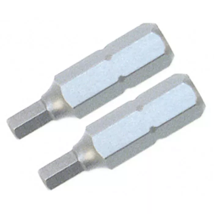 Wiha Tools 73309 Hex Metric Insert Bit, 10.0 mm x 25 mm, 2 Pk.