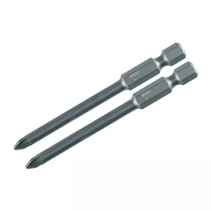 Wiha Tools 73901 Pozidriv Power Bit, #0 x 70 mm, 2 Pk.