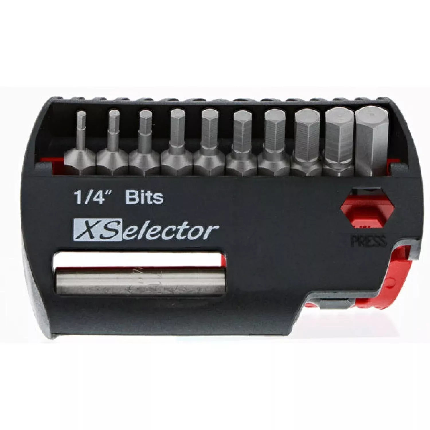 Wiha Tools 79446 11 Piece Hex XSelector and Magnetic Bit Holder Set – 1/16″ – 1/4″