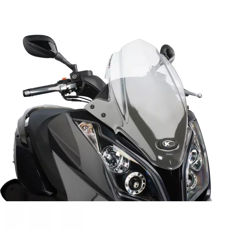 windshield Puig V-Tech Sport transparent / clear for Kymco Downtown 125i, 300i ABS 09-14