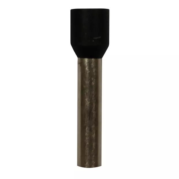 Wire Ferrule, Black, AWG 10, 18 mm Barrel, 100 per bag