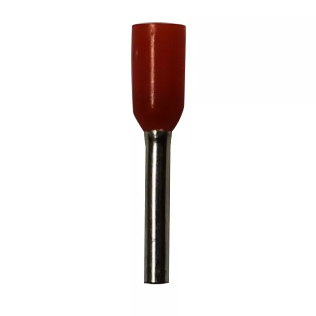 Wire Ferrule, Orange, AWG 20, 8 mm Barrel, 100 pk