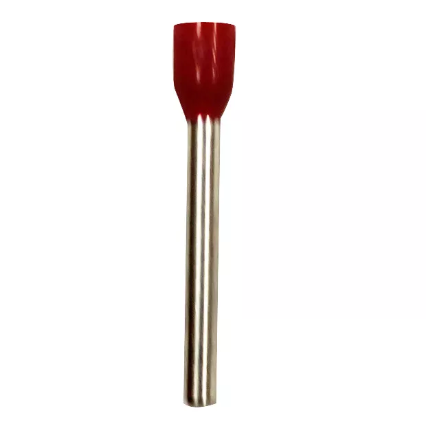 Wire Ferrule, Red, AWG 16, 18 mm Barrel, 200 per bag