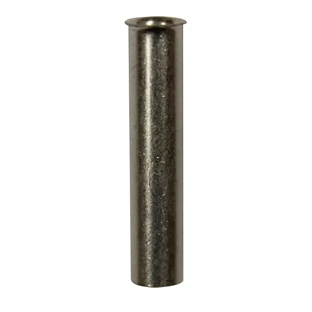 Wire Ferrule, Uninsulated, 8 AWG x 25mm Long, 500 per bag