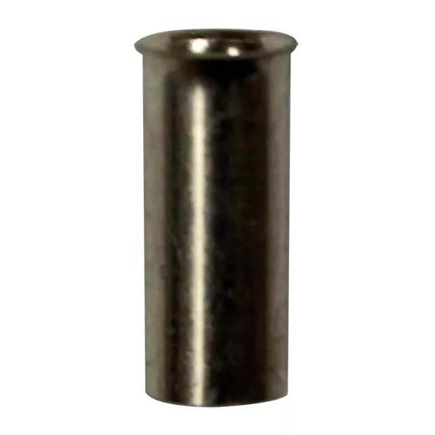 Wire Ferrule, uninsulated, AWG 10, 10 mm Long, 500 per bag