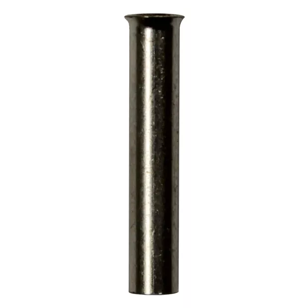 Wire Ferrule, uninsulated, AWG 12, 18 mm Long, 500 per bag