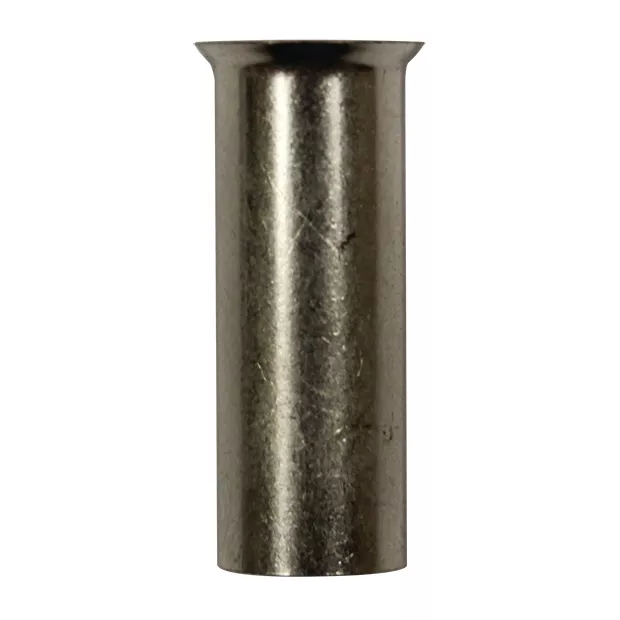 Wire Ferrule, uninsulated, AWG 2, 25 mm Long, 100 per bag