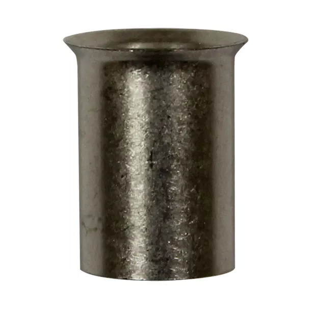 Wire Ferrule, Uninsulated, AWG 4, 12mm Long, 100 per bag